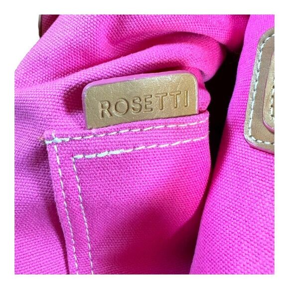 Rosetti Patchwork Tote Bag Floral & Geometric Prints Zipper Purse Shoulder - Picture 4 of 8